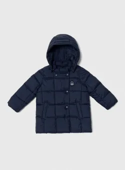 United Colors of Benetton geaca copii culoarea albastru marin