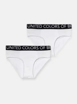 United Colors of Benetton slip copii culoarea alb, 3OP80S484