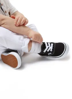 Vans tenisi copii Authentic culoarea negru