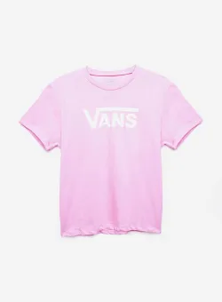 Vans tricou de bumbac pentru copii culoarea roz, cu imprimeu