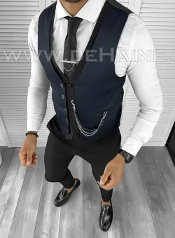 Vesta barbati eleganta slim fit bleumarin B8104 O4-5.1