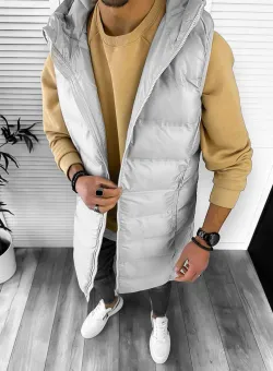 Vesta barbati gri lunga 5191 Z22