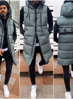 Vesta barbati turcoaz B7670 117-3