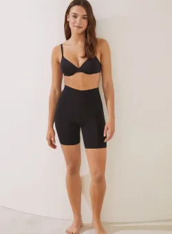 women'secret pantaloni scurti modelatori Micro femei, culoarea negru