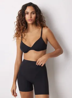 women'secret pantaloni scurti modelatori SHAPE MICRO BONDING femei, culoarea negru, 5182800