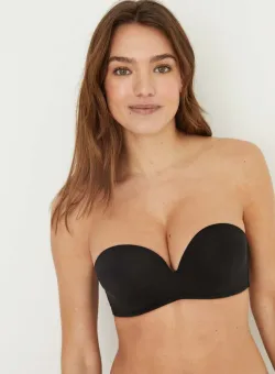 women'secret sutien SUPERB culoarea negru, neted