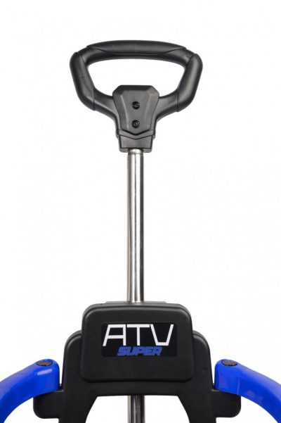 ATV Ride On fara pedale Toyz Movix Blue cu maner parental,bara de protectie detasabila,efecte sonore si luminoase,recomandat de la 24 luni