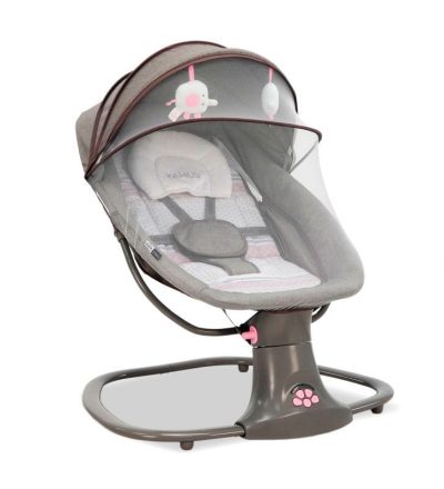 Balansoar electric Khalo, bluetooth, telecomanda, centura siguranta, timer oprire automata, spatar reglabil, 67 x 51 x 62 cm
