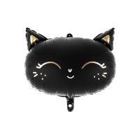 Balon folie pisica neagra 48x36 cm  Party Deco PDFB84