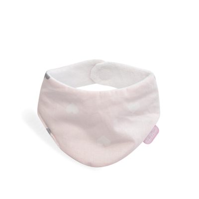Baveta cu doua fete tip esarfa BabyJem Scarf Pink