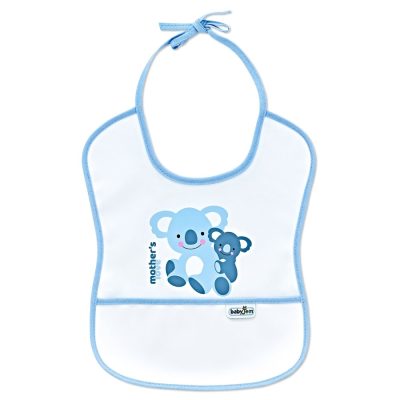 Baveta impermeabila pentru copii BabyJem Small Blue