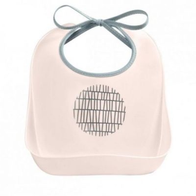 Baveta plastic Beaba Pink