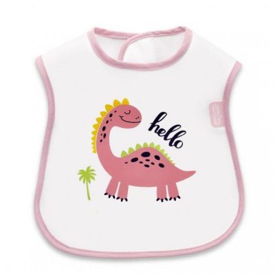 Baveta Poly Midi Bib Pink