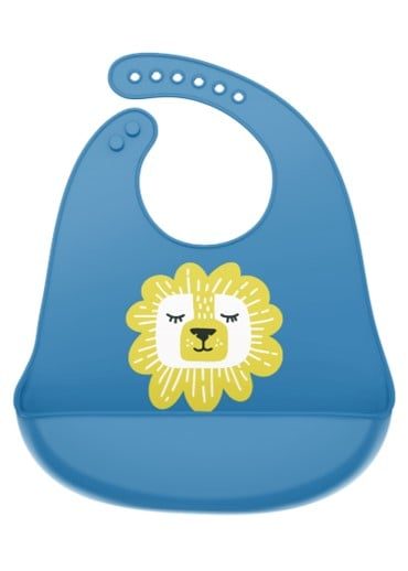 Bavetica silicon Coccorito Leu albastru