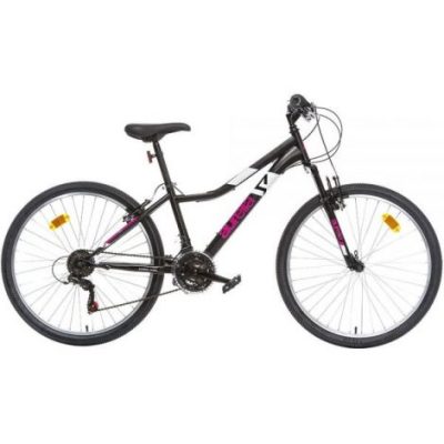 Bicicleta copii 11 ani+, 26 inch, Mtb Femei Ring Negru, Dino Bikes DB426DS04BK