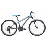 Bicicleta copii 9-12 ani, 24 inch, Spyke Scuba Bleu Citrus Orange Electric Blue, Silverback S74SB201566A