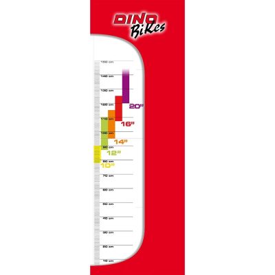 Bicicleta copii Dino Bikes R1 rosu 16 inch, varsta 6-8 ani, inaltimea 107-125 cm, anvelope gonflabile, frana de mana roata din fataspate, roti ajutatoare detasabile, scut frontal