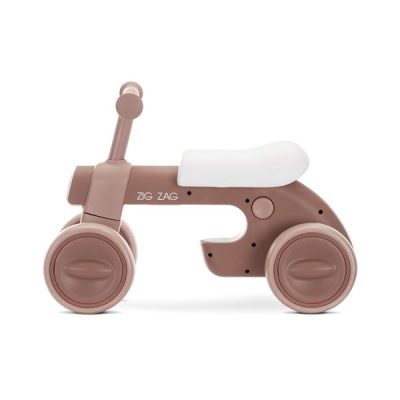 Bicicleta de echilibru Lorelli Zig Zag Mellow Rose 12-36 luni, scaun reglabil 2 pozitii, roti din spuma Eva, lumini si muzica