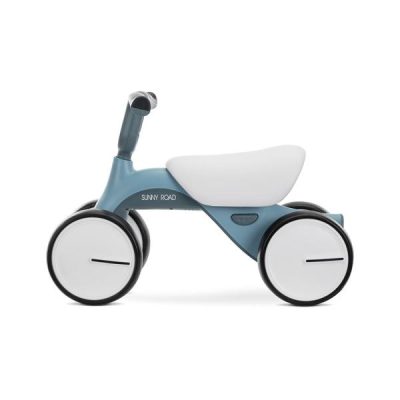 Bicicleta de echilibru pentru copii Lorelli Sunny Road Blue Petrol 12-36 luni, scaun reglabil, lumini si muzica