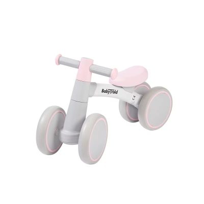 Bicicleta fara pedale, BabyTrold, Greutate redusa- 1.6 kg, Sustine 25 kg, 12 luni+, 57x35 cm, Roz