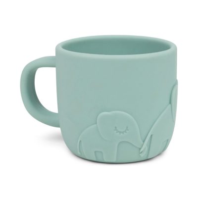 Cana cu maner Done by Deer Peekaboo Elphee Blue 165 ml