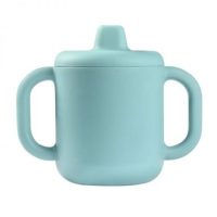 Cana de antrenament silicon Beaba Blue