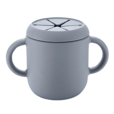 Cana din silicon 2 in 1 Reer Gri