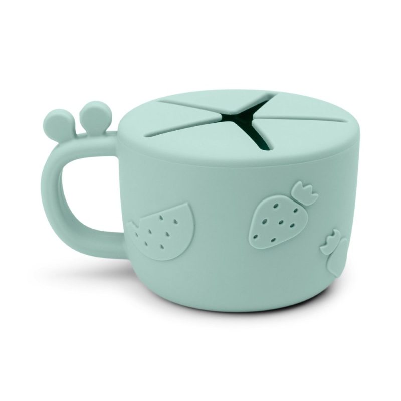 Cana din silicon pentru gustari Done by Deer Raffi Albastru