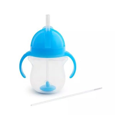 Cana Munchkin Any Angle Click Lock cu pai flexibil si manere 6L+ 207ml blue