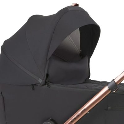 Carucior 2 in 1 pentru copii Espiro Code Loving Beige 0-22 kg, landou pliabil complet plat si carucior sport cu pliere automata