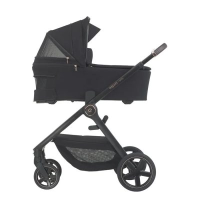 Carucior 2 in 1 pentru copii Espiro Only Gri 0-22 kg, premium, reversibil, maner telescopic, accesorii incluse