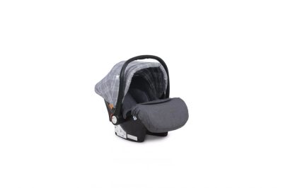 Carucior 3 in 1 Sena cos auto inclus cadru din aluminiu Grey Squared