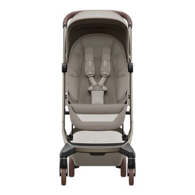 Carucior pentru copii 0-4 ani Maxi-Cosi Fame Cabin Onyx Black 0-22 kg, compatibil avion, suspensii, sistem LumiRide Led, port USB-C, design compact