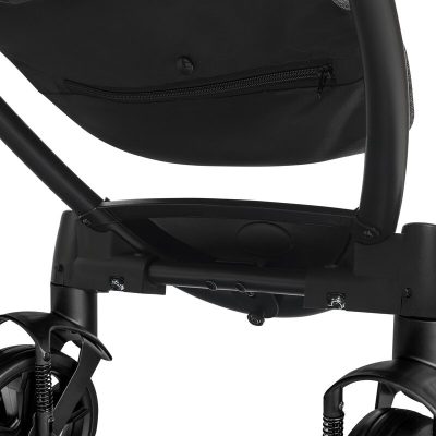 Carucior pentru copii Lionelo Annet Plus Gri Caramel, cu accesorii si capotina XXL reglabila, 0-22 kg, conform cu standardele europene de securitate