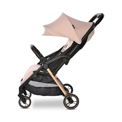 Carucior pentru nou-nascut autofold Loret ultra-light pana la 22 kg Beige