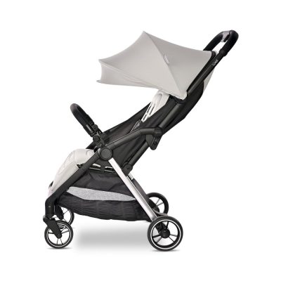 Carucior pentru nou-nascut autofold Loret ultra-light pana la 22 kg Grey Jasper