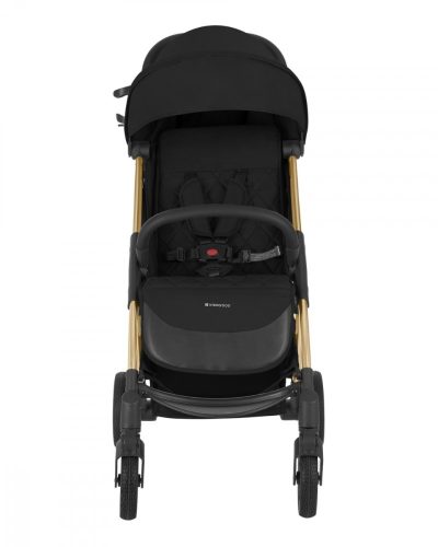Carucior sport pana la 22kg KikkaBoo 0-48 luni,cadru din aluminiu cu pliere compacta,pozitie de somn,Compatibil avion,husa ploaie,suport pahar si geanta transport incluse Cloe Black 2024