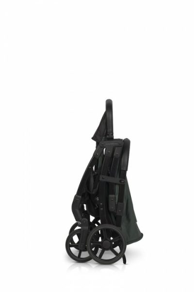 Carucior sport pentru copii dual fold EasyGo Faro, certificat pana la 22 kg, accesorii si geanta transport incluse, Sage Green