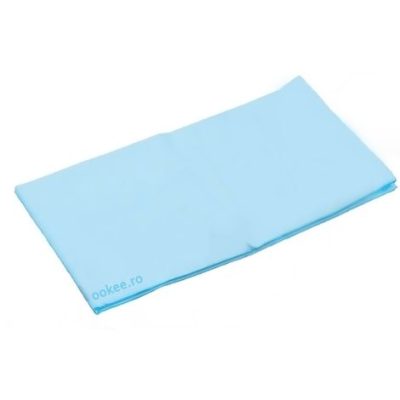 Cearsaf de pat pentru cresa 146 x 65 cm  - albastru