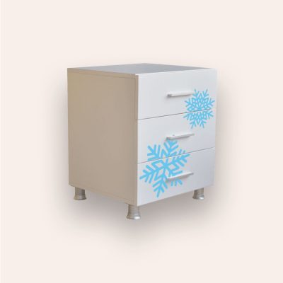 Comoda pentru copii CameraMagica Frozen alb