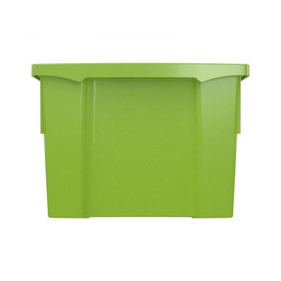 Cutie de depozitare stivuibila pentru scoala si gradinita, marimea L verde