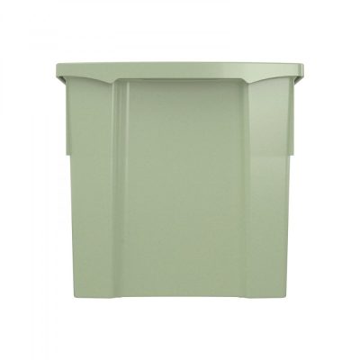 Cutie de depozitare stivuibila pentru scoala si gradinita, marimea XL verde pastel