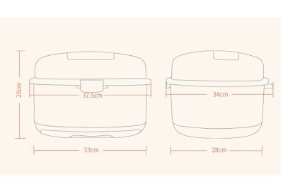 Cutie depozitare si uscare biberoane Little Mom Storage Box Pink portabila cu maner, colector de apa detasabil, fara bpa, dimensiune 33 x 26 cm