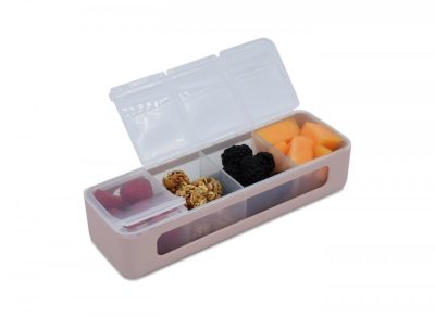 Cutie snack cu 4 compartimente Melii Luxe Pink