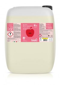 Detergent lichid pentru rufe albe si colorate cu mere rosii ecologic 20l Biolu
