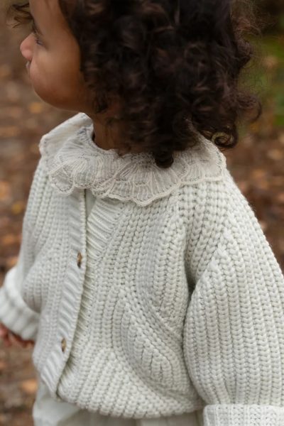 Donsje  cardigan pentru copii cu amestec de lână Rikkie Cardigan