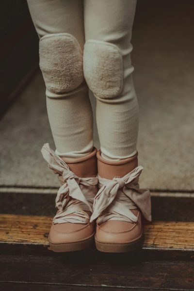 Donsje  ghete de zăpadă din piele pentru copii Ganza Boots