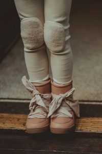 Donsje  ghete de zăpadă din piele pentru copii Ganza Boots