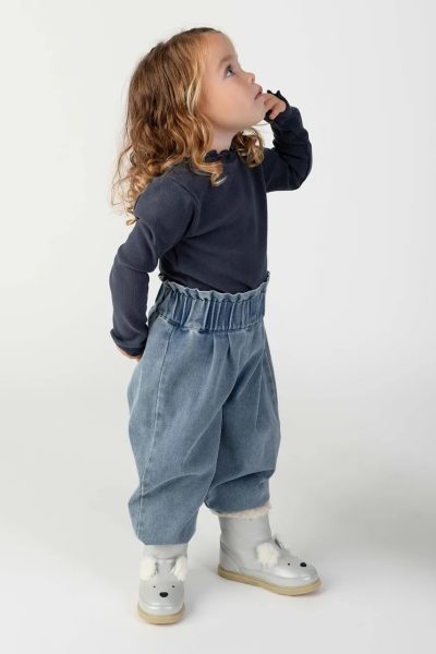 Donsje  pantaloni baggy pentru copii din bumbac Juma Trousers