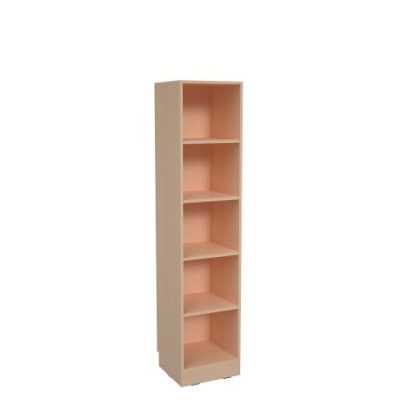 Dulap scolar inaltime 187 cm, ingust, pentru materiale didactice, culoare artar